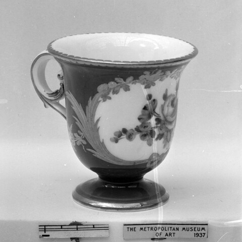 Vintage Painted Porcelain Cup