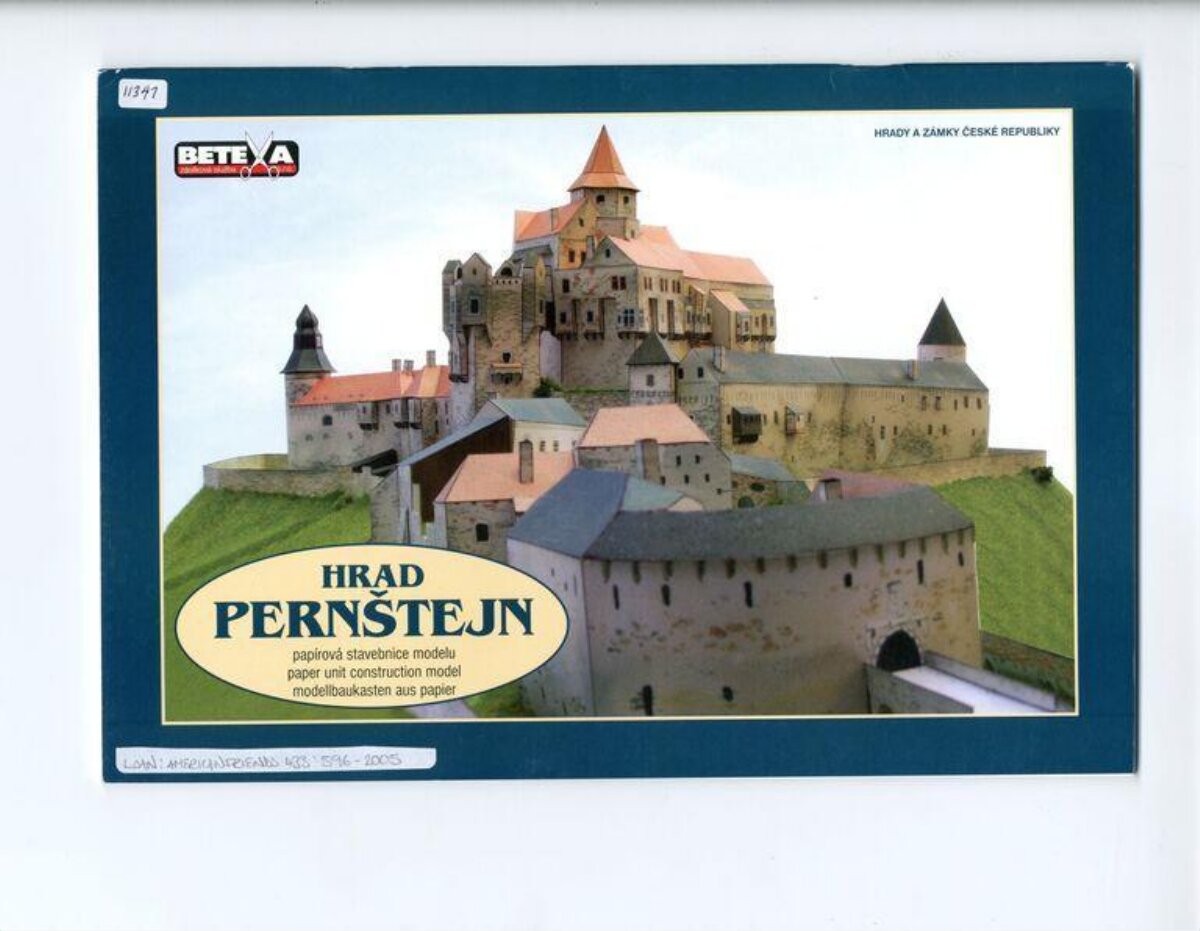 Pernstejn Castle Paper Model Package