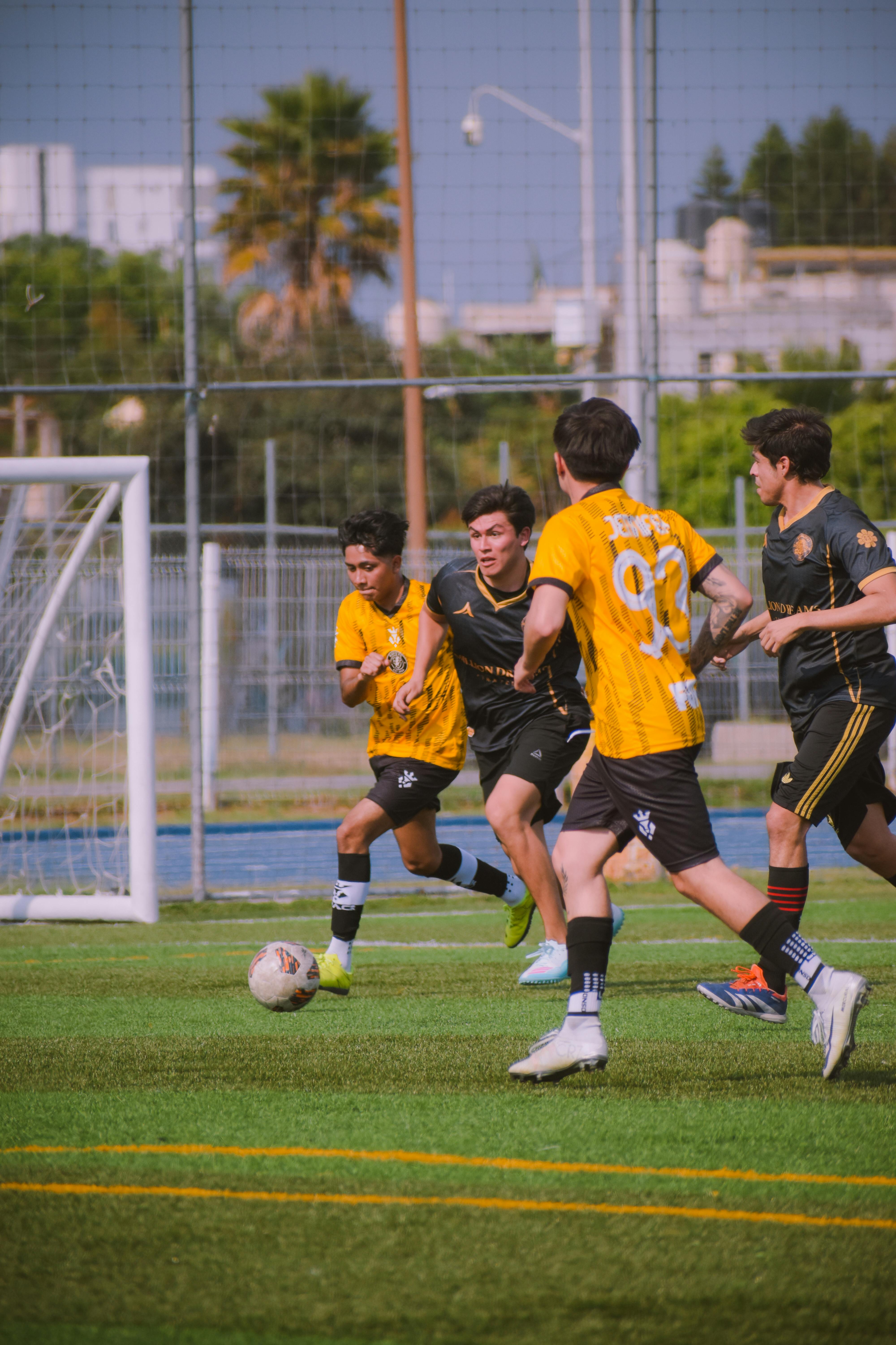 Outdoor Amateur Soccer Match