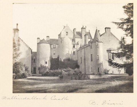 Vintage View of Ballindallock Castle