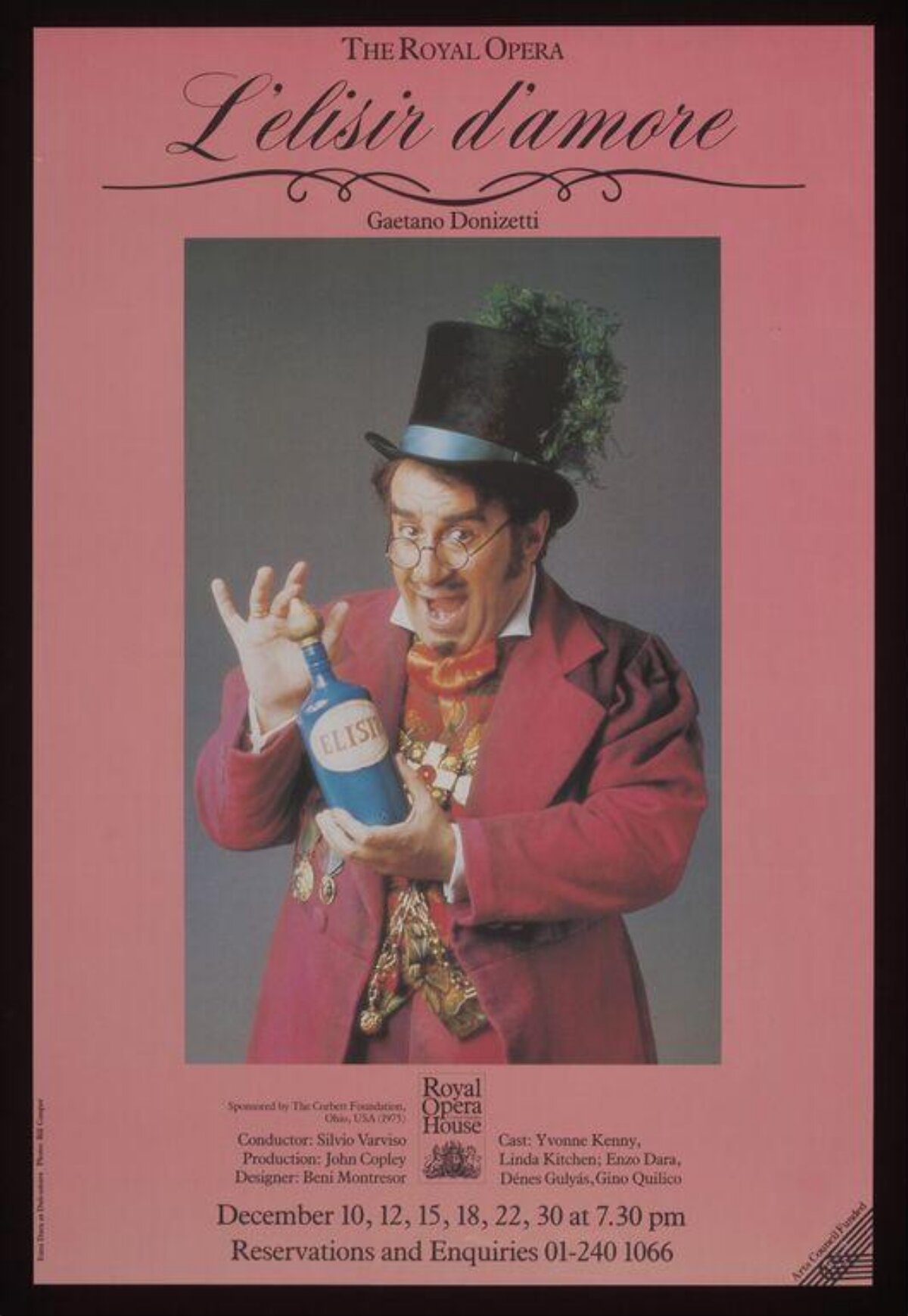 Royal Opera L'elisir d'amore Poster