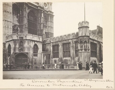 1902 Coronation Preparations at Westminster Abbey