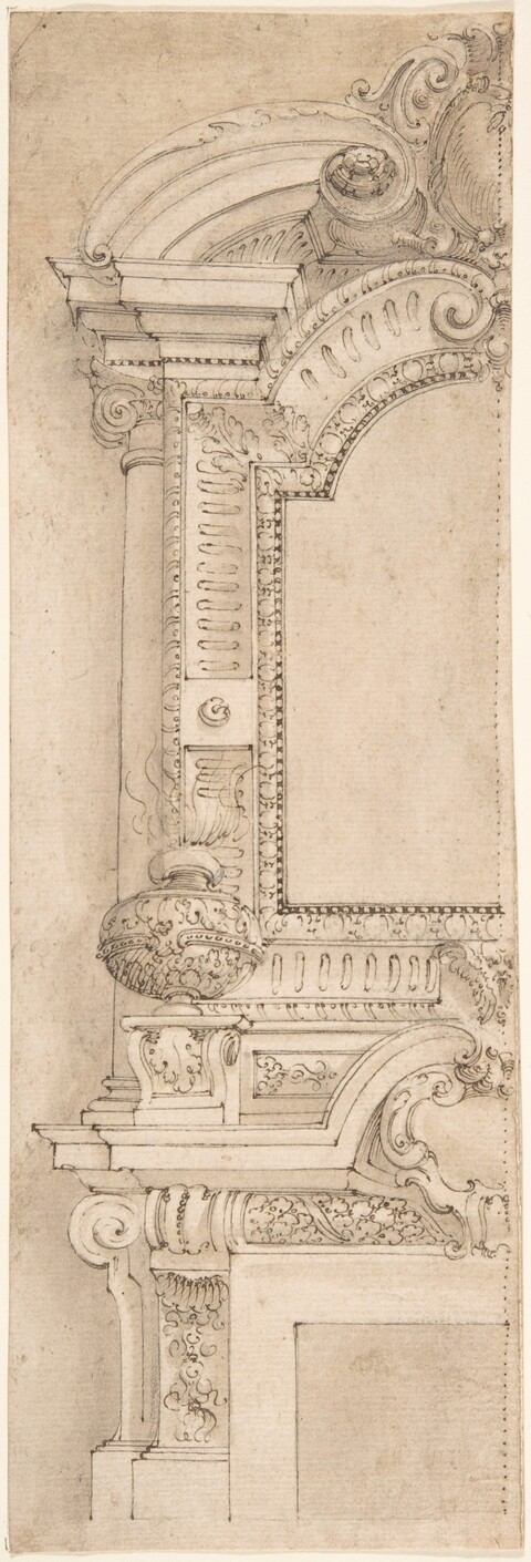Ornate Architectural Design Sketch
