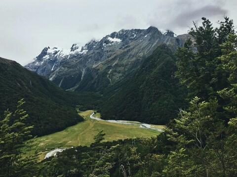 Alpine Mountain Valley River View