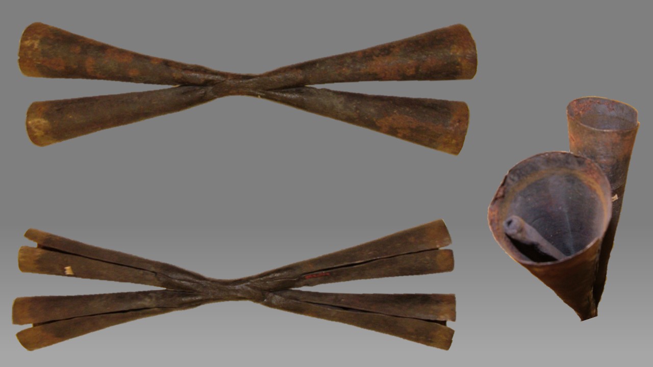 Antique Rusty Iron Casting Tools