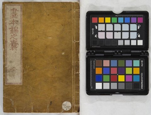 Old Chinese Book and Color Checker