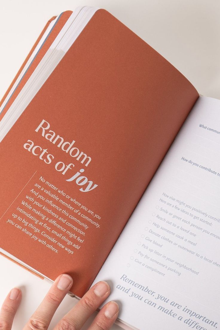 Random Acts of Joy Journal Page