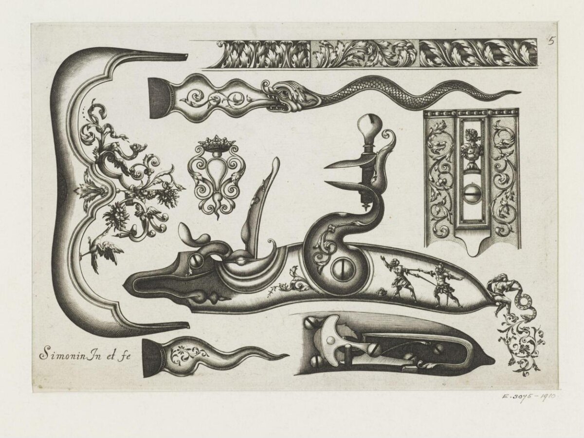 Engraved Firearm Ornament Design Sheet