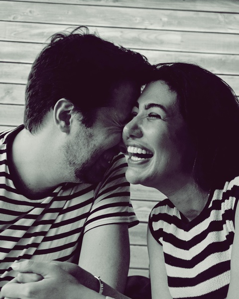 Happy Couple Sharing a Laugh