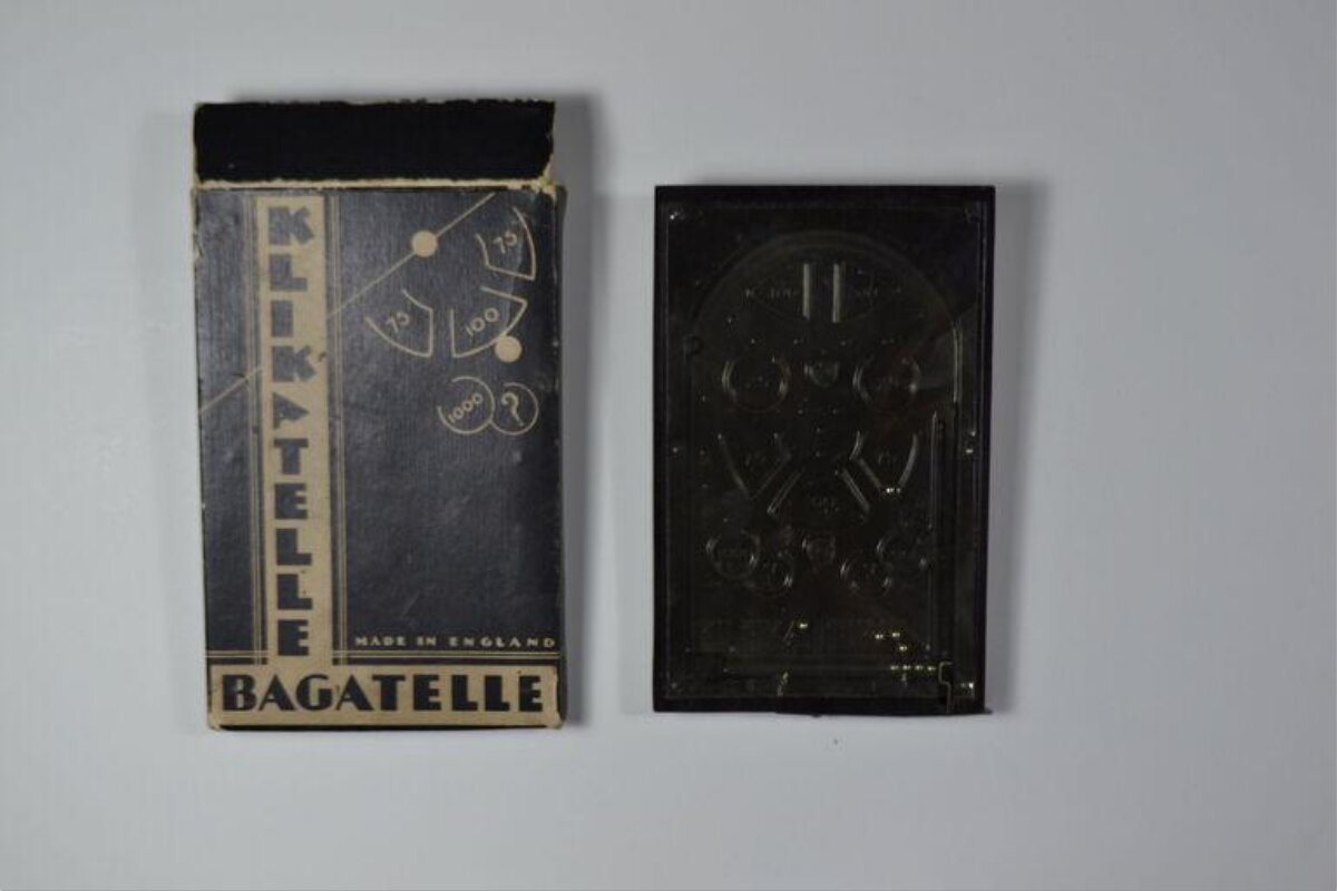 Vintage Klikatelle Bagatelle Game and Box — Games