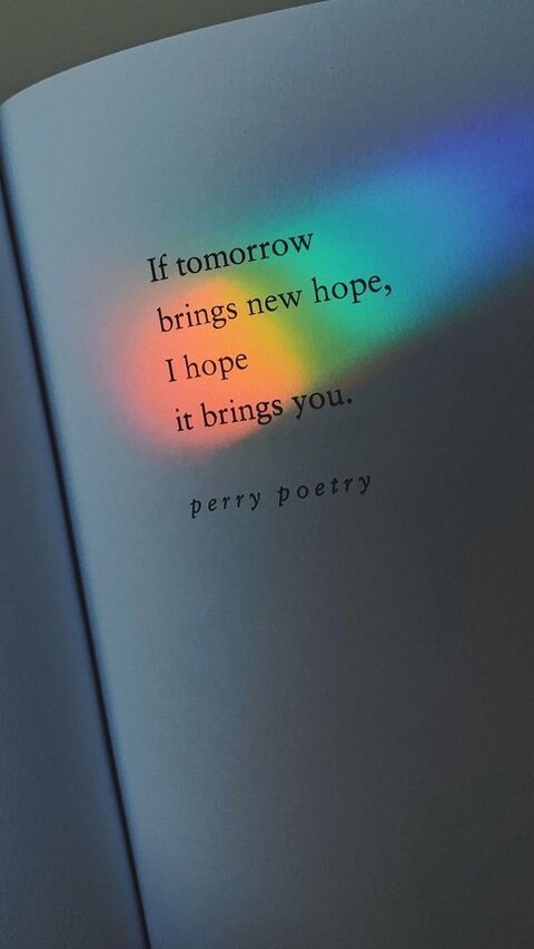 Poetry Quote on Open Book Page