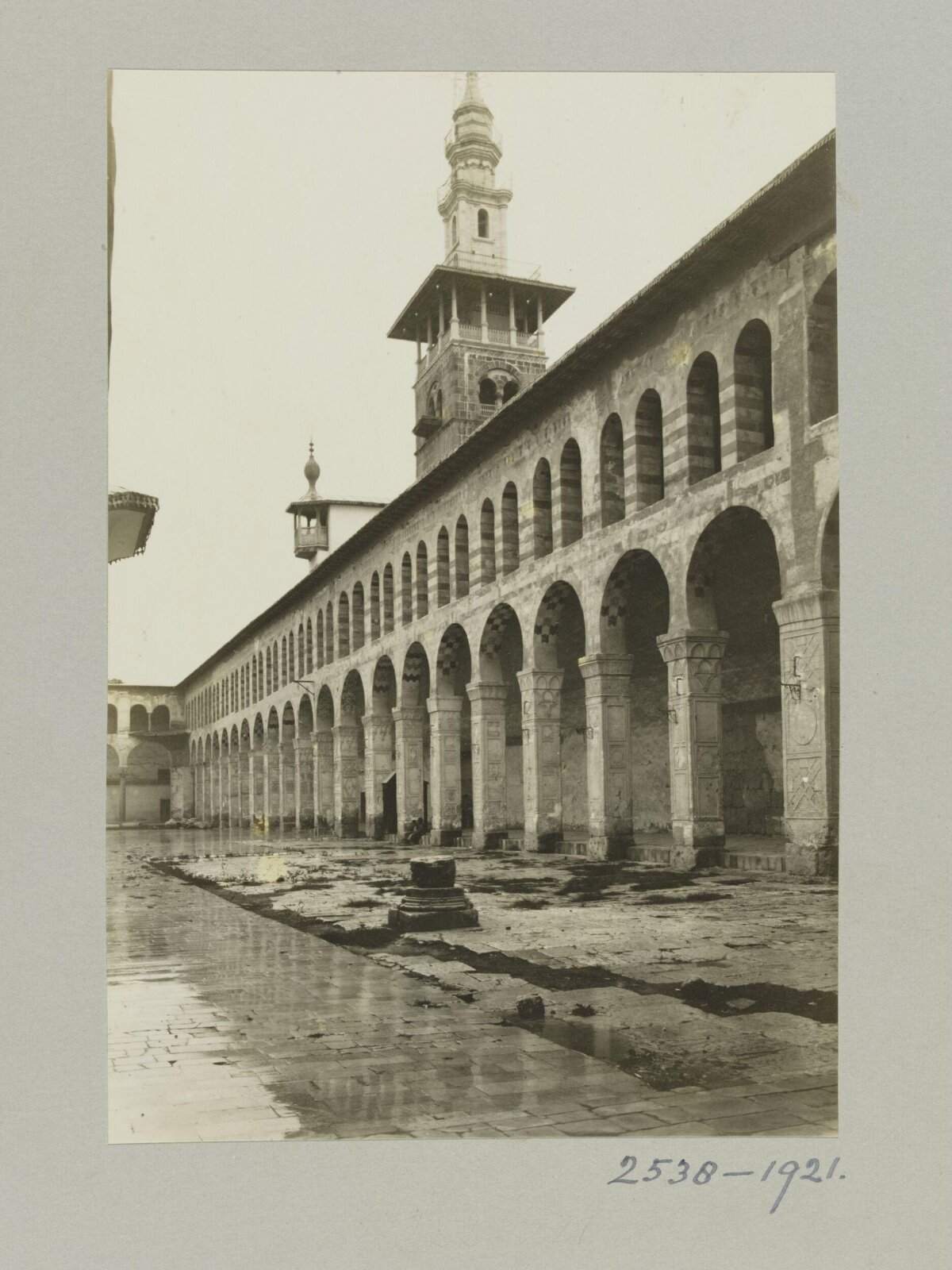 Vintage Mosque Courtyard View
