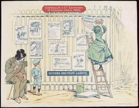 Vintage Paris Publisher Advertisement