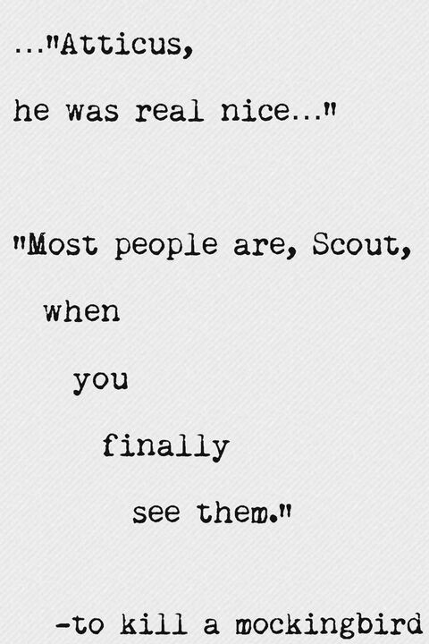 To Kill a Mockingbird Quote
