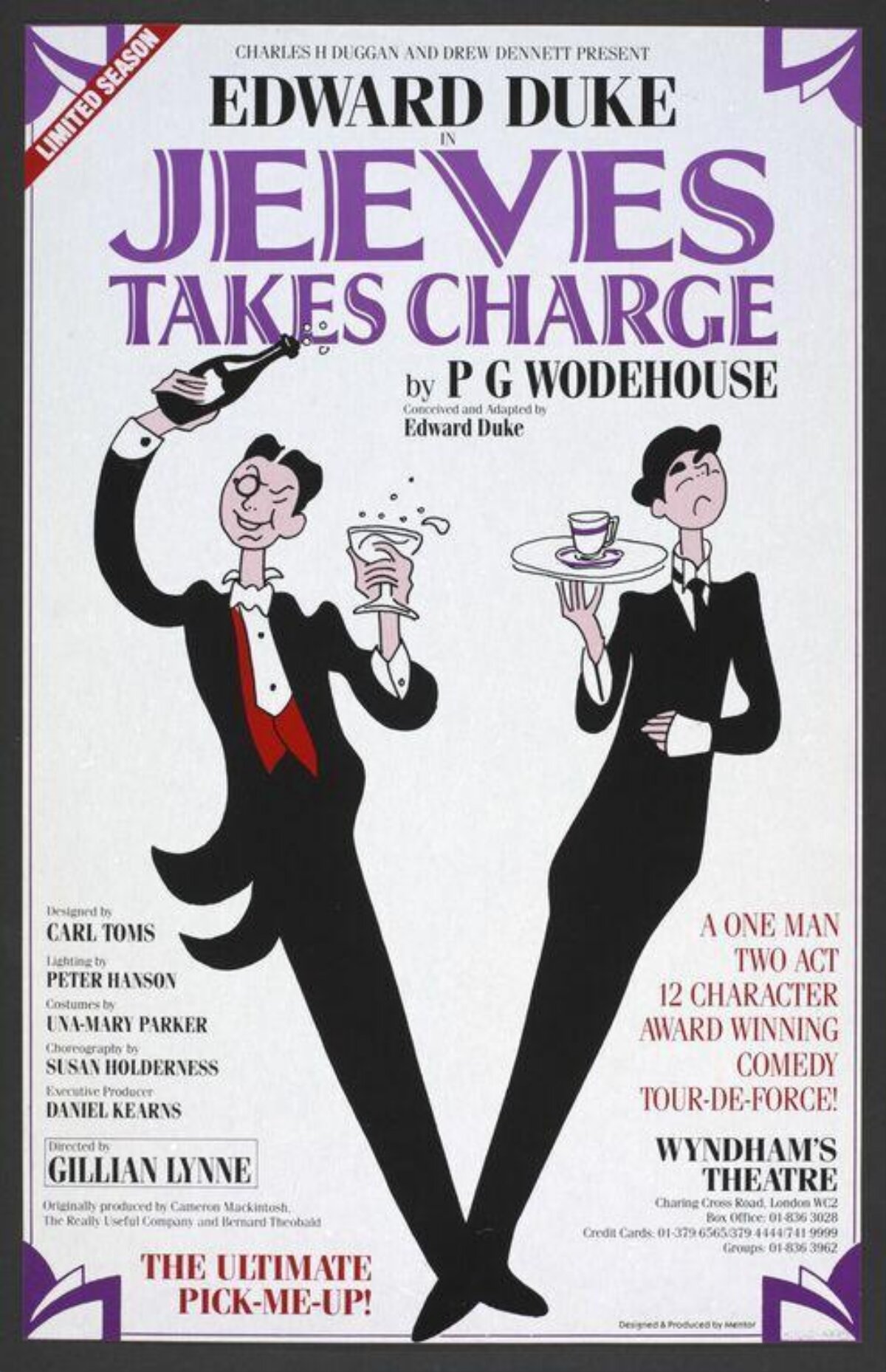 Jeeves Takes Charge Theatre Poster