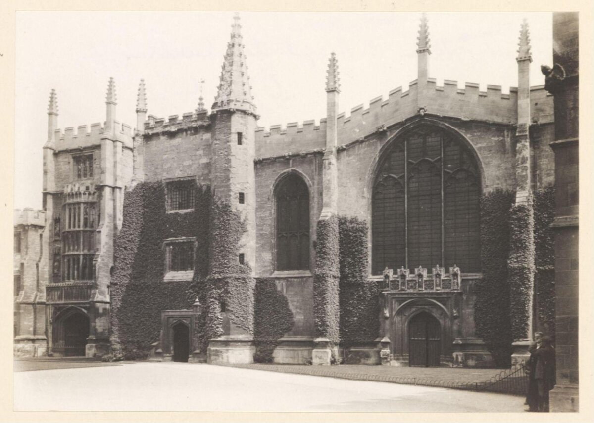 Vintage Gothic College Building