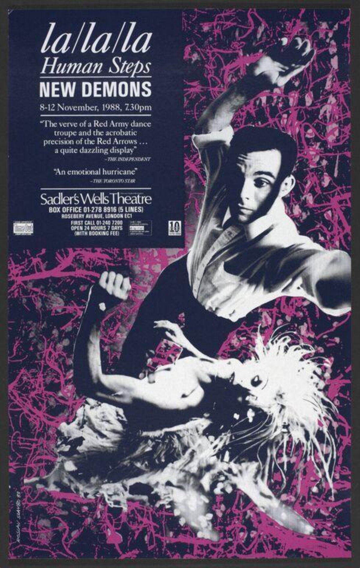 1988 New Demons Dance Performance Poster