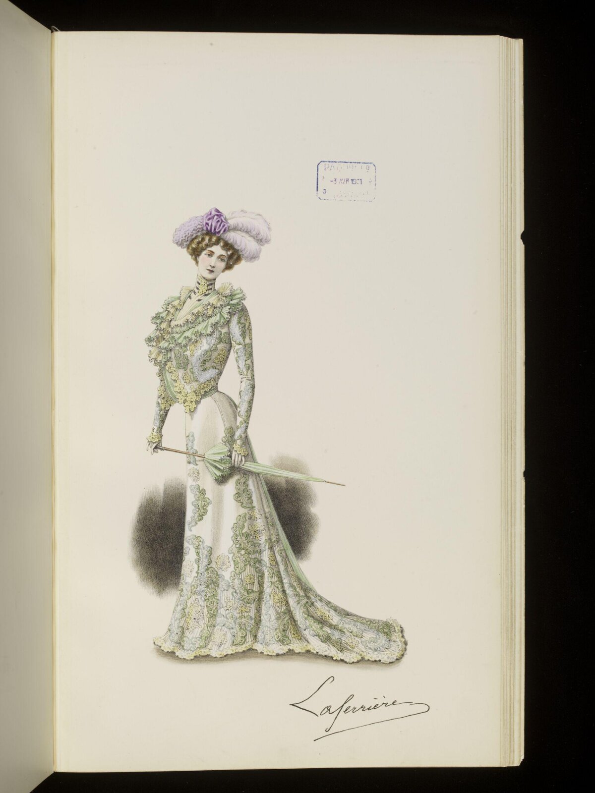 Edwardian Women's Fashion Illustration