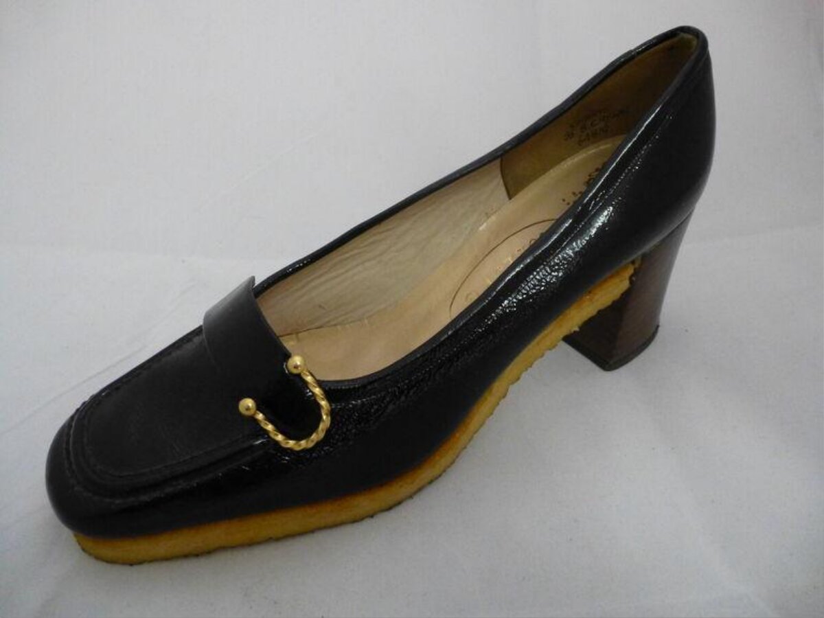 Black Patent Leather High Heel Pump