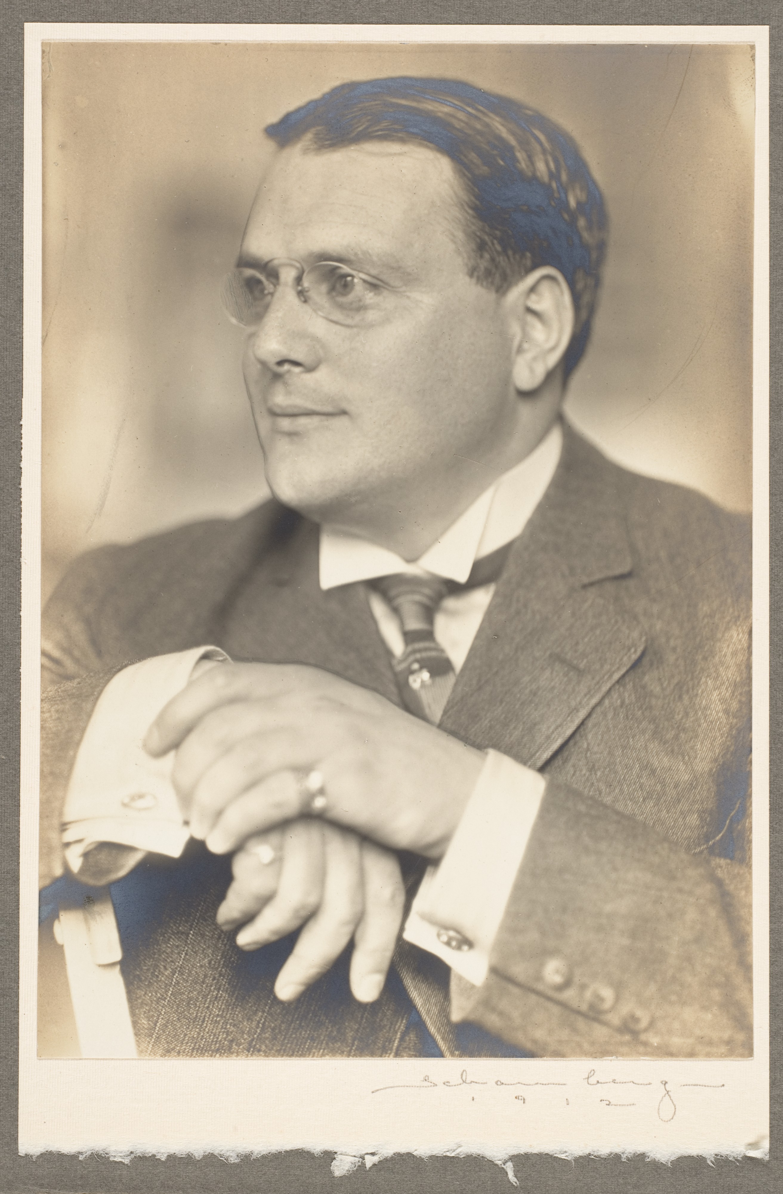Vintage 1912 Portrait of a Gentleman