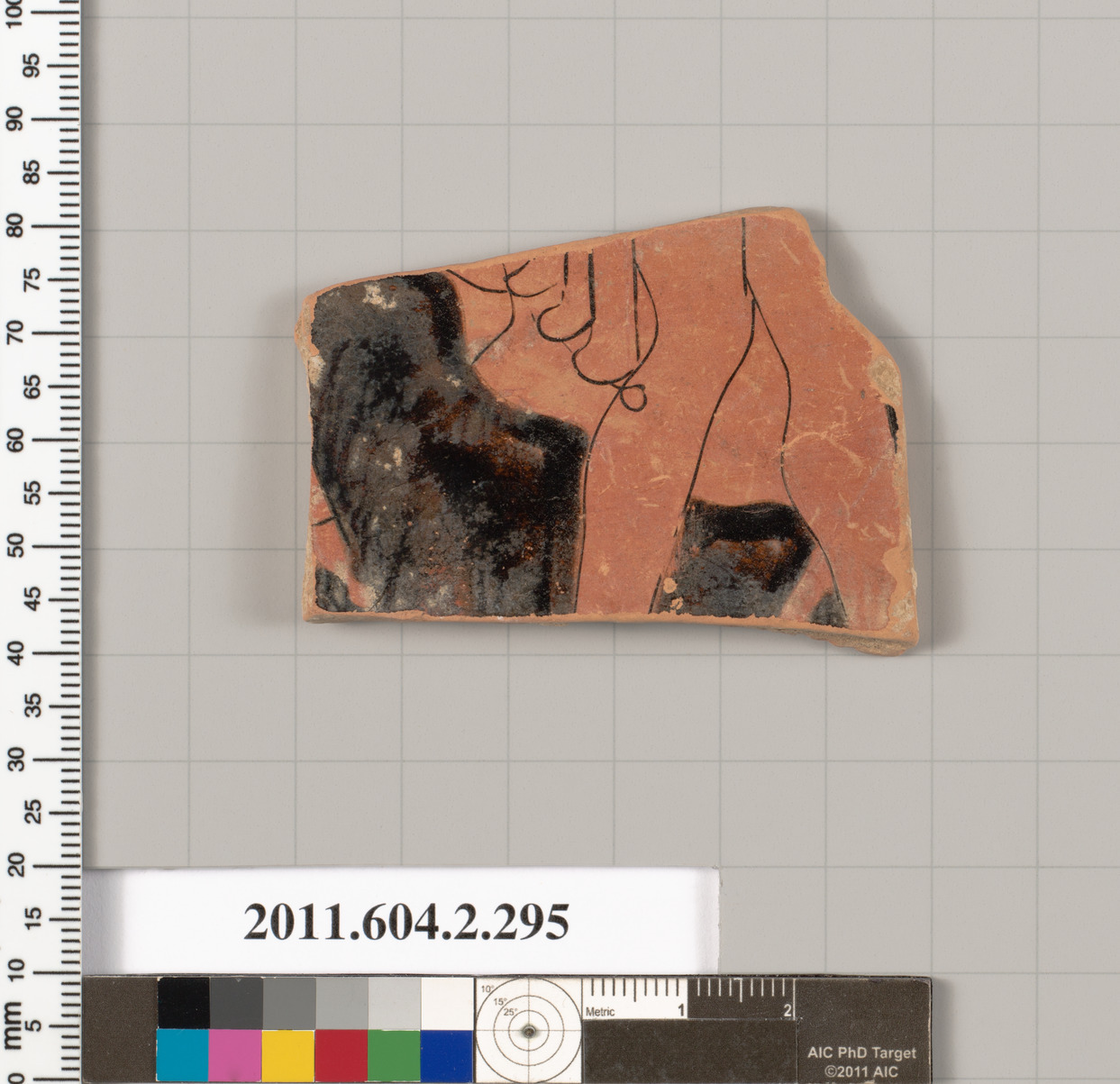 Ancient Painted Pottery Shard