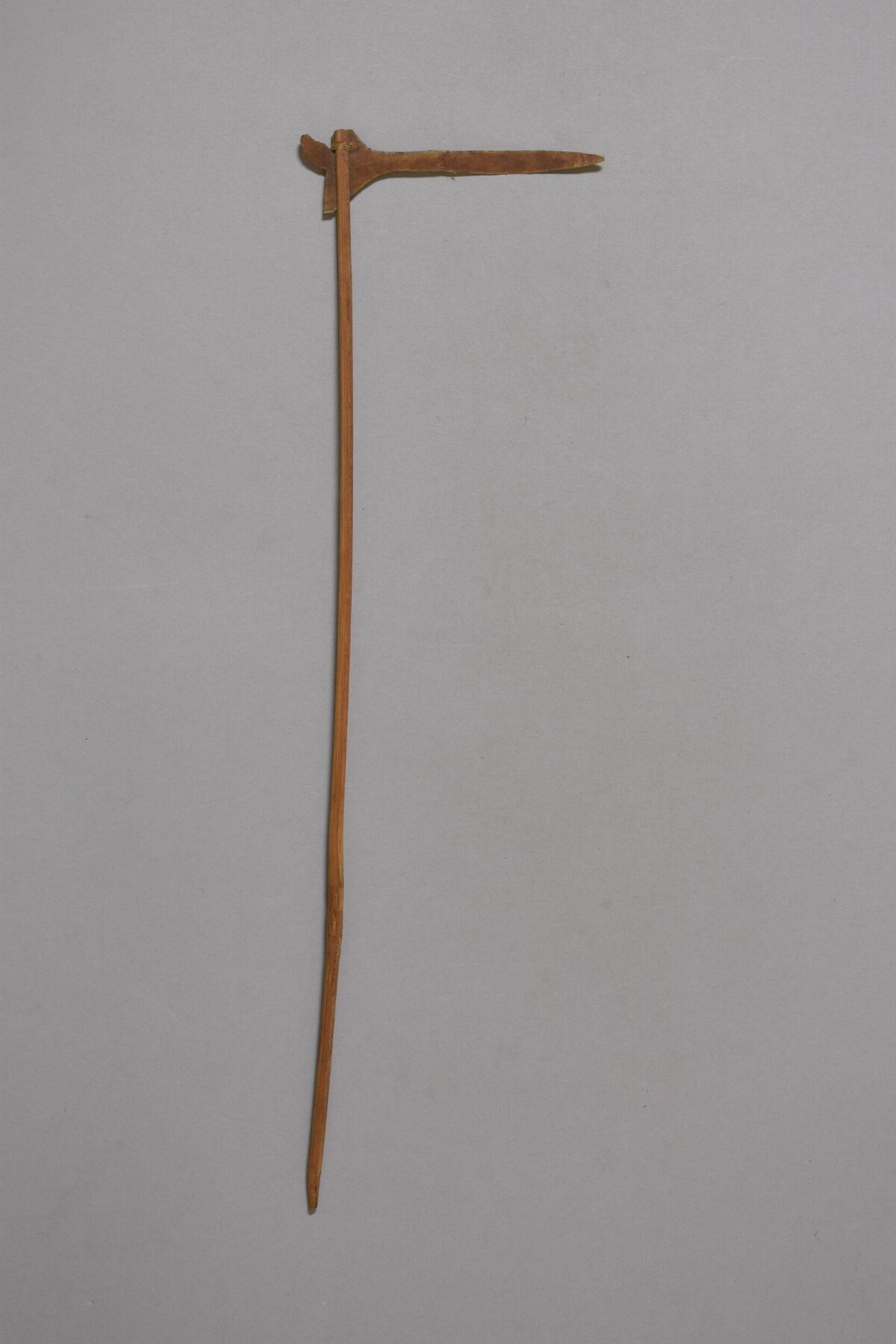 Ancient Wooden Hoe Artifact