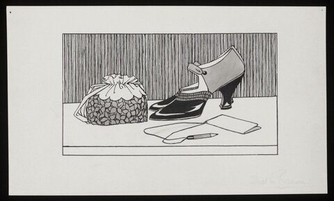 Still Life Drawing of Accessories