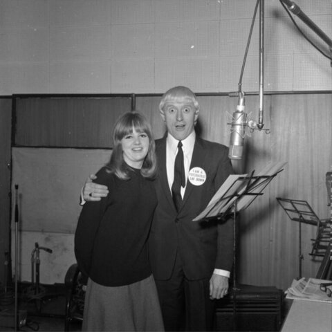 Two People In A Recording Studio