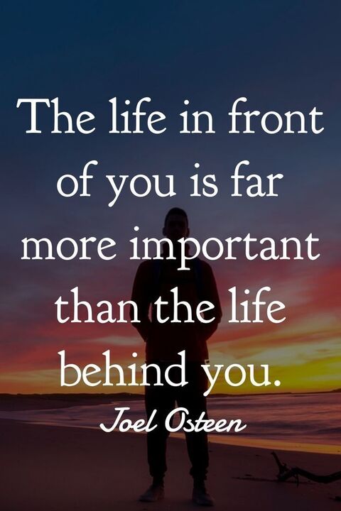 Motivational Quote Over Beach Sunset