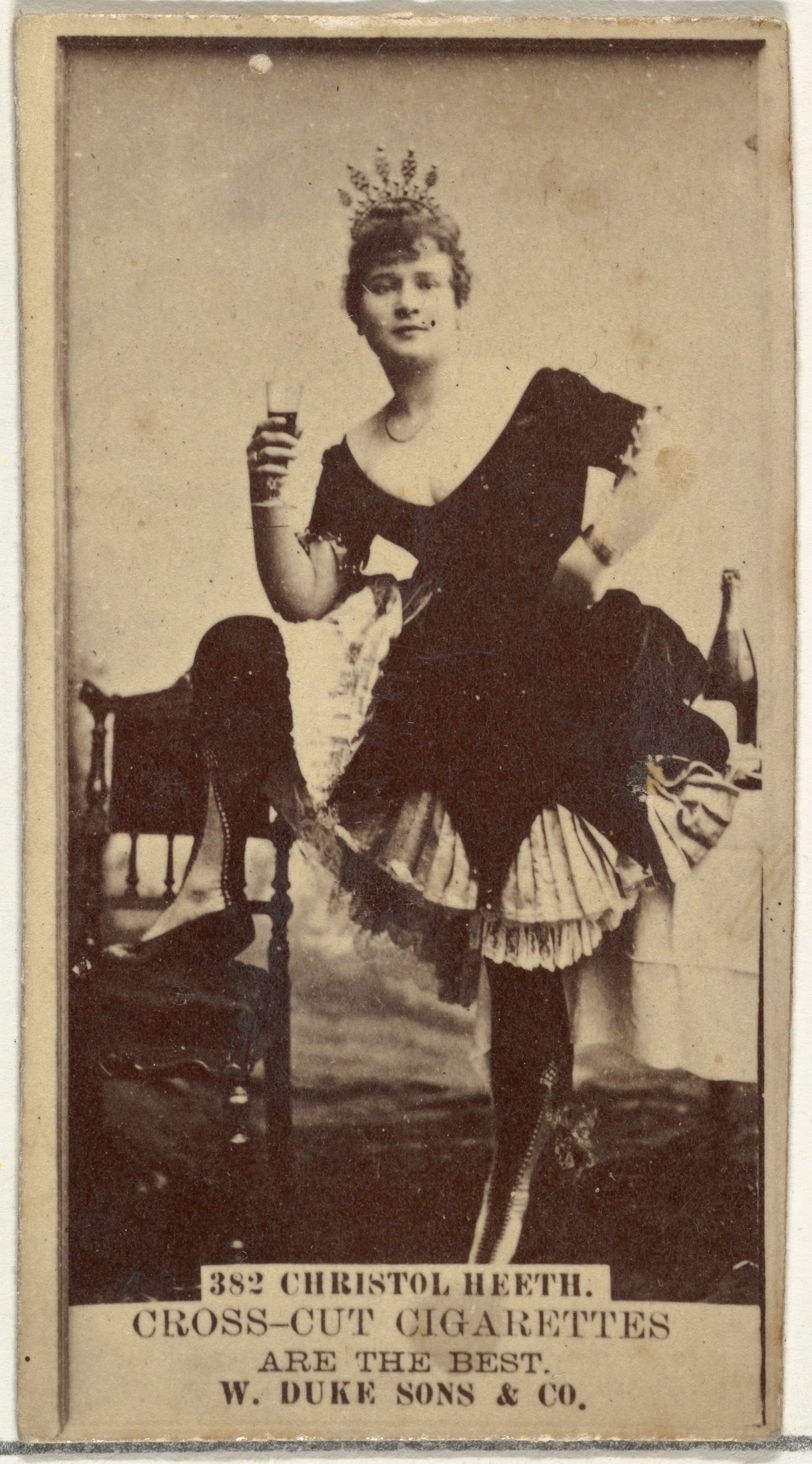 Vintage Duke Cigarette Advertising Card