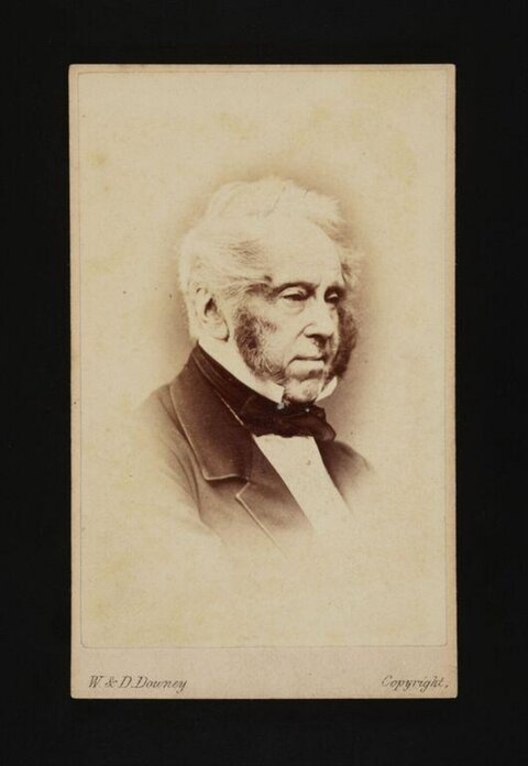 Vintage Portrait of 19th Century Elderly Gentleman