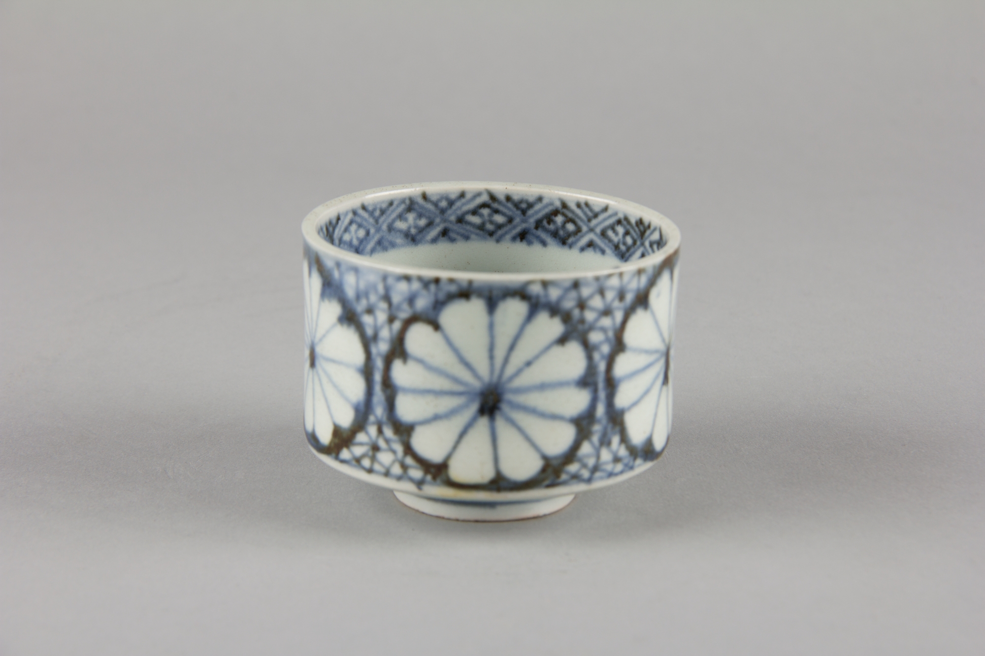 Blue and White Porcelain Cup