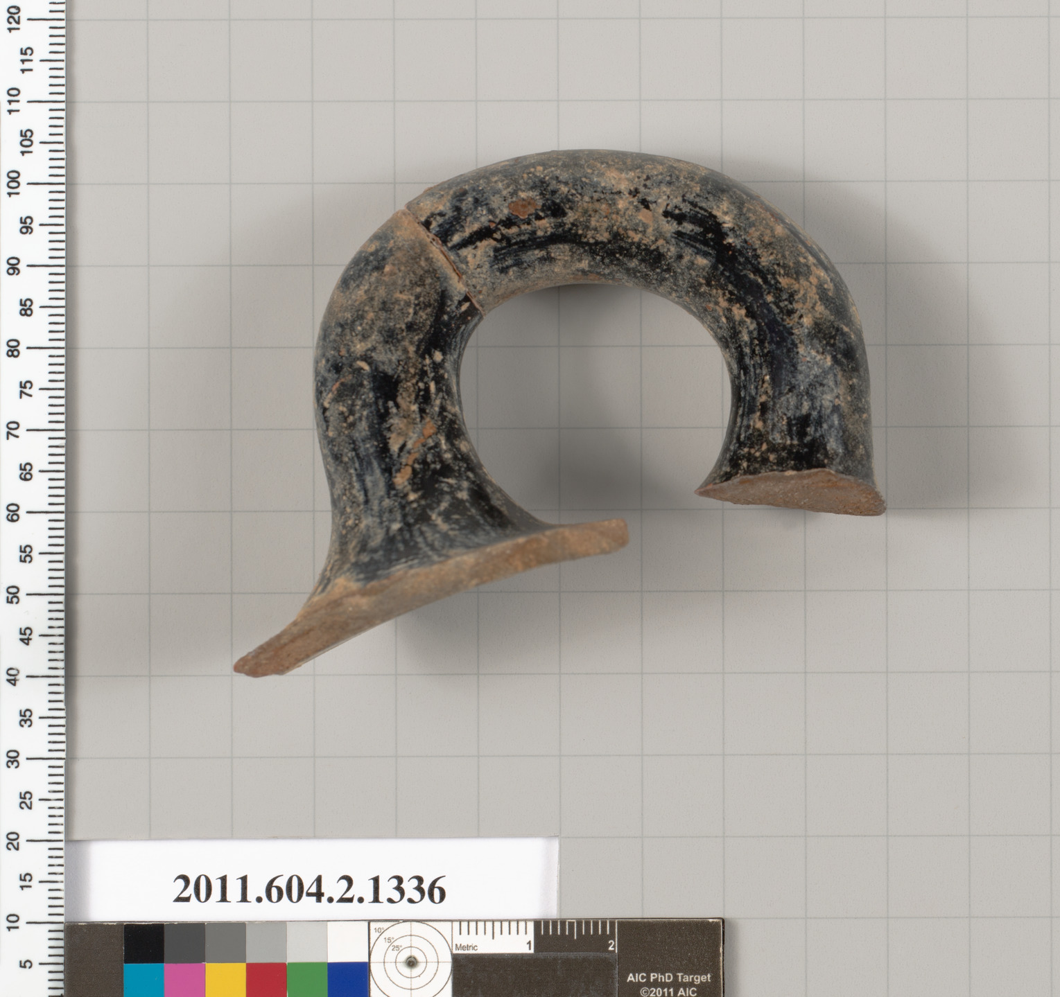 Ancient Pottery Handle Fragment