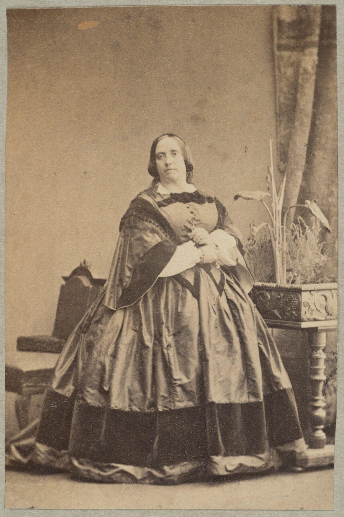 Victorian Woman Studio Portrait