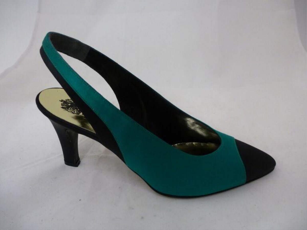 Two-tone Slingback High Heel Shoe