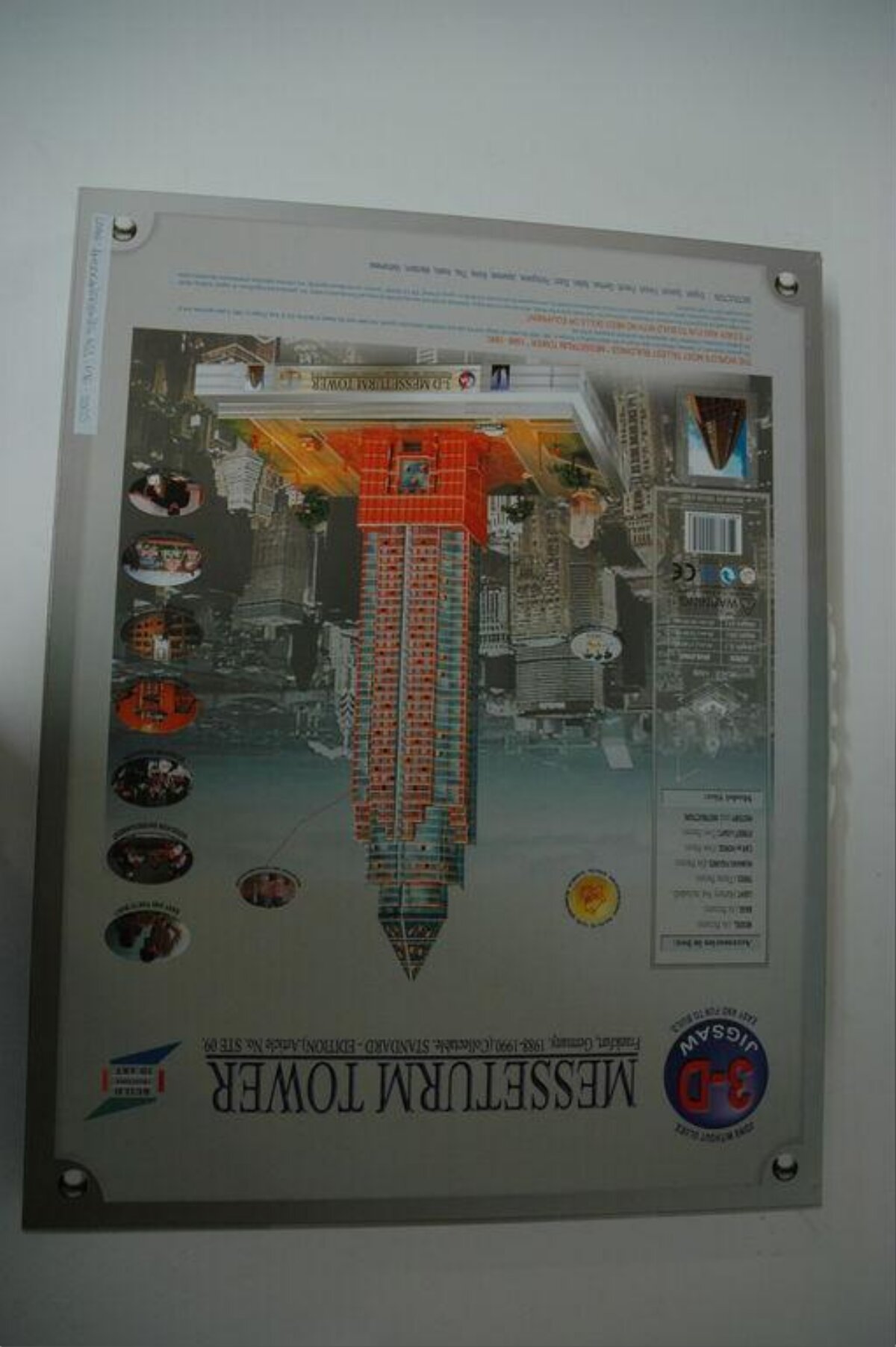 Messeturm Tower 3D Jigsaw Puzzle Box