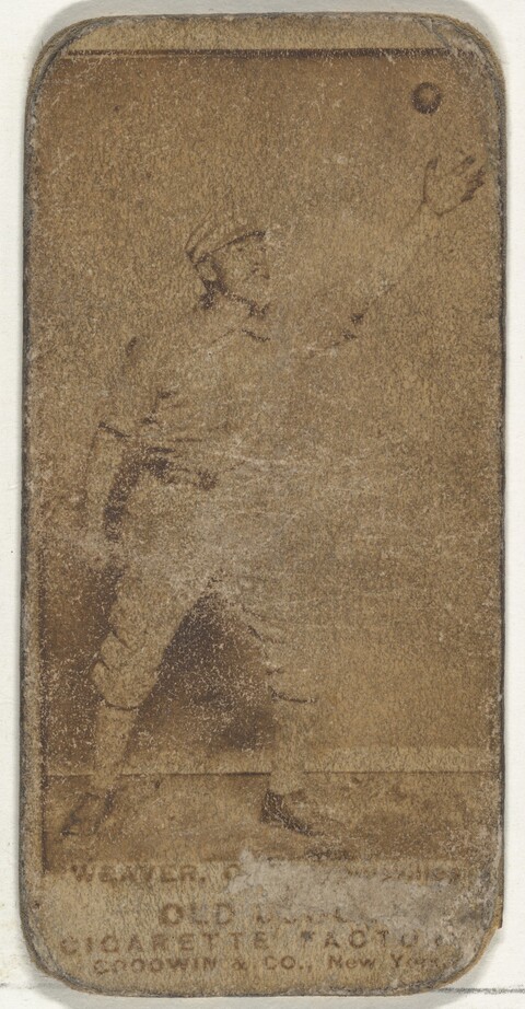 Vintage Baseball Tobacco Card