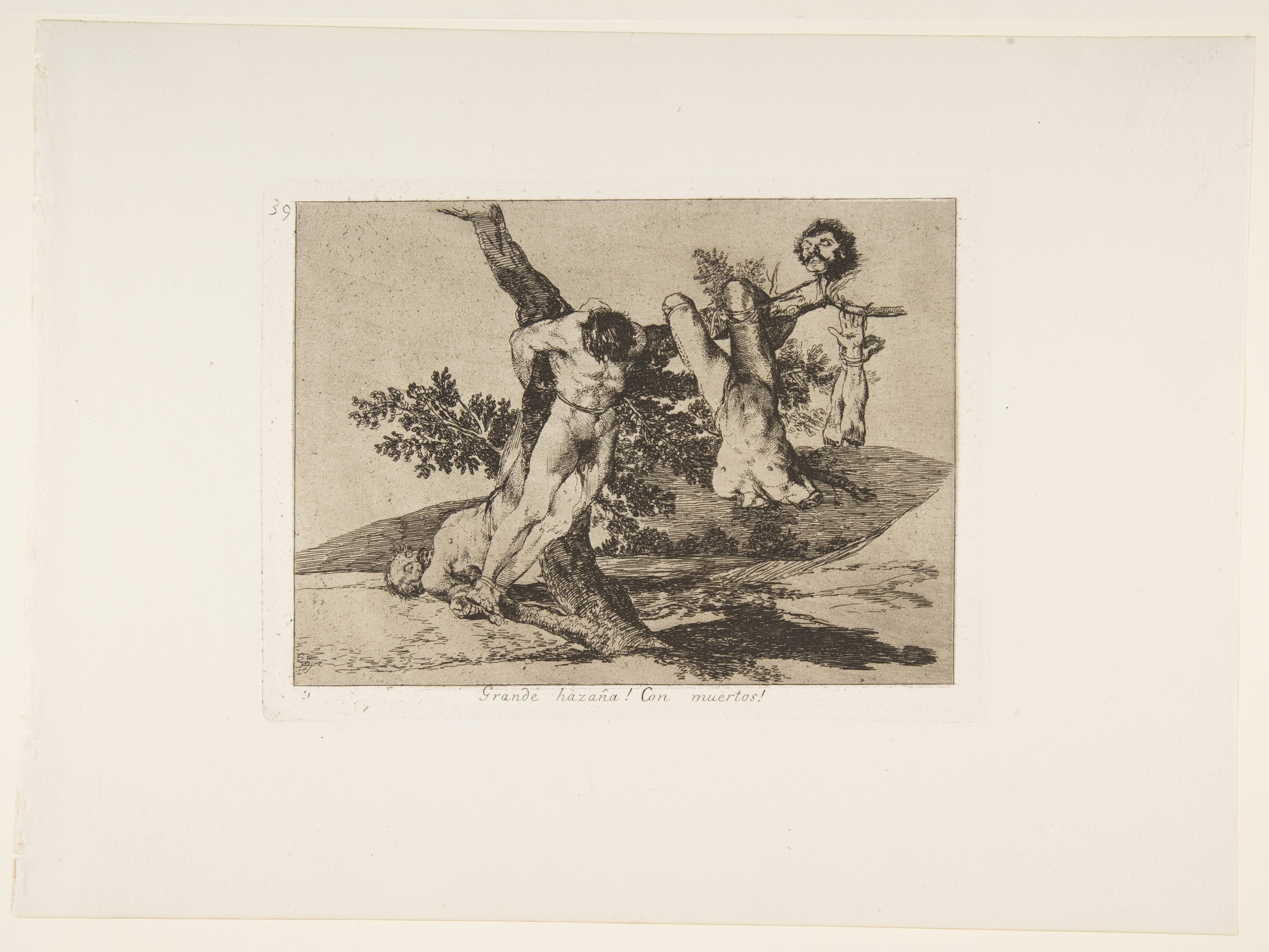 Goya's Great Deed With Dead Etching
