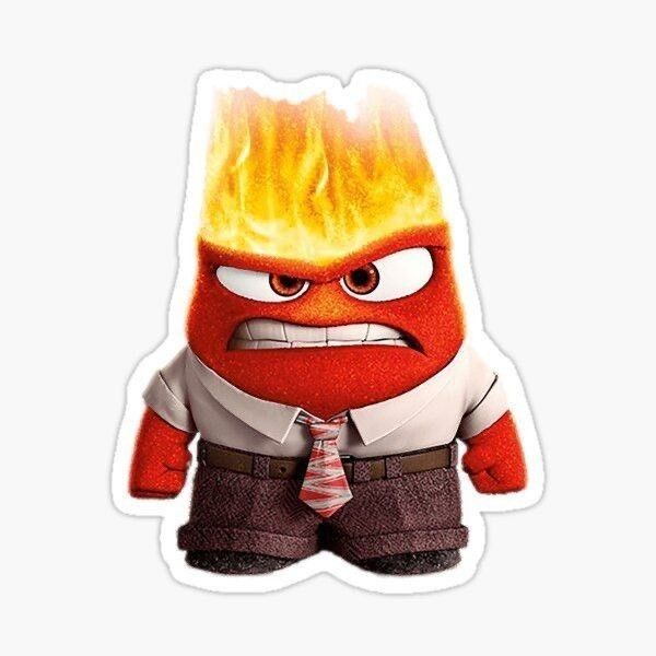 Inside Out Anger Sticker