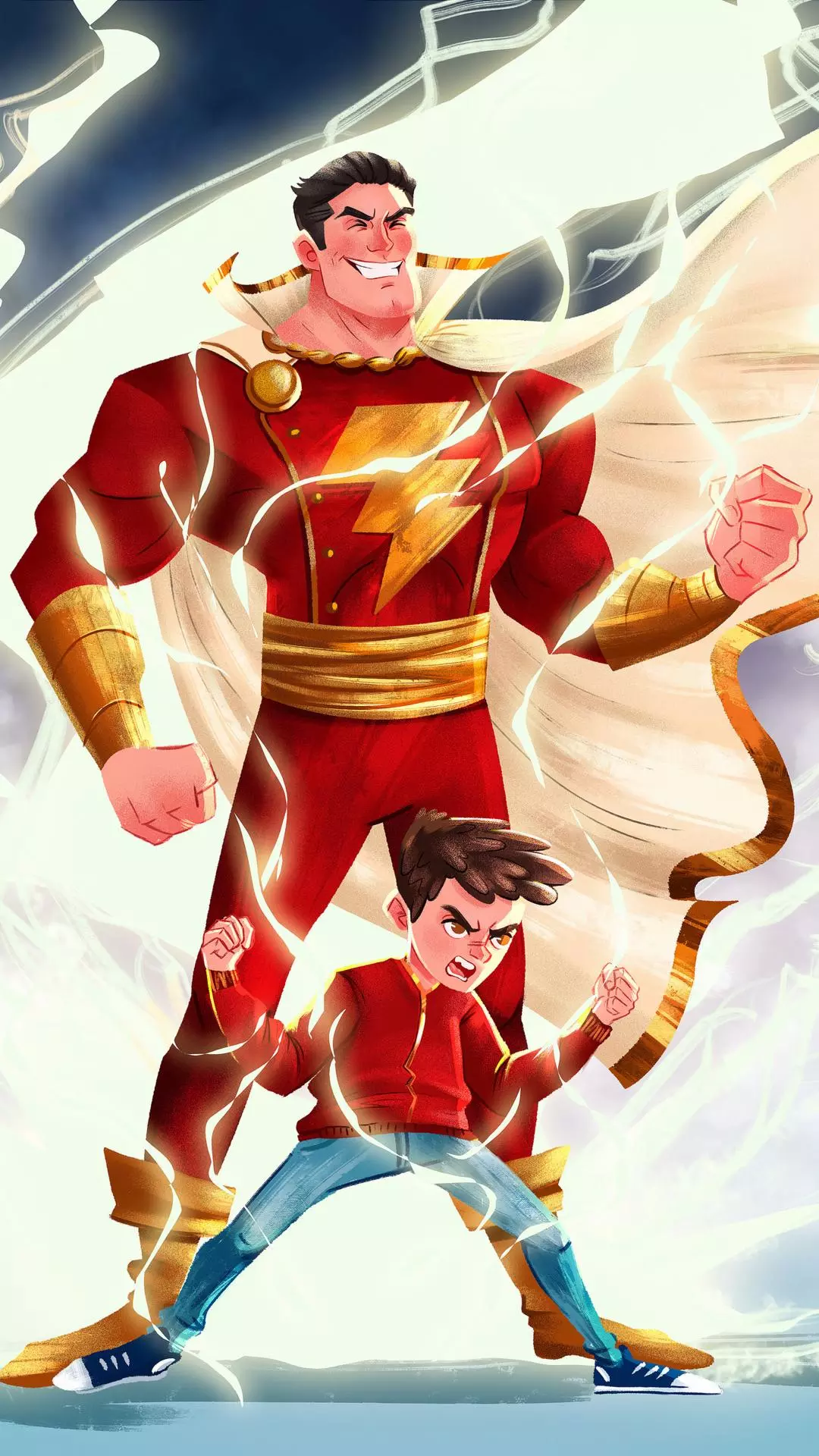 Shazam and Billy Batson Artwork