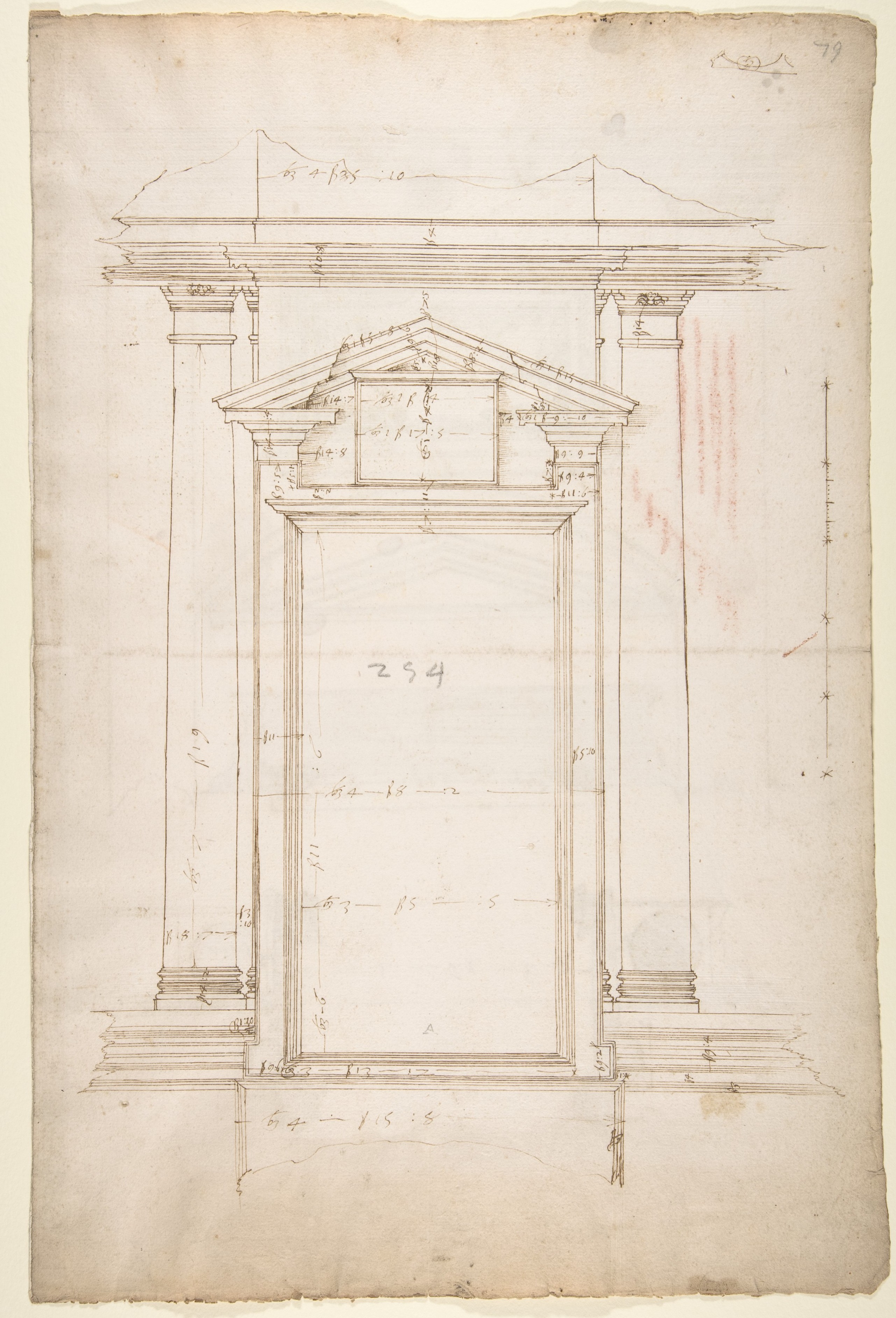 Architectural Doorway Design Sketch