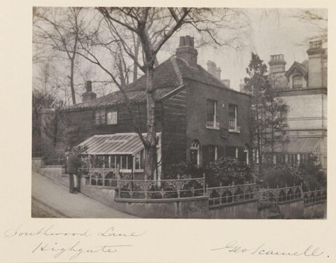 Old Houses on Southwood Lane Highgate