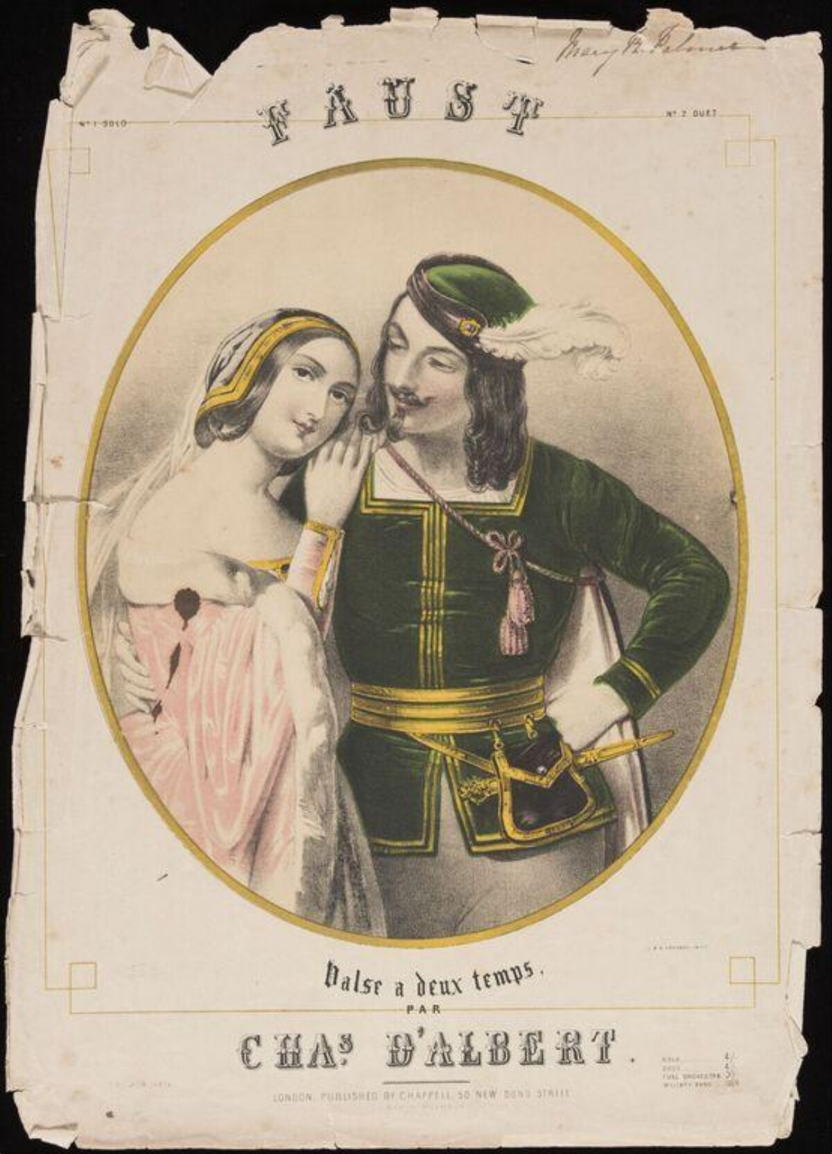 Faust Vintage Sheet Music Cover