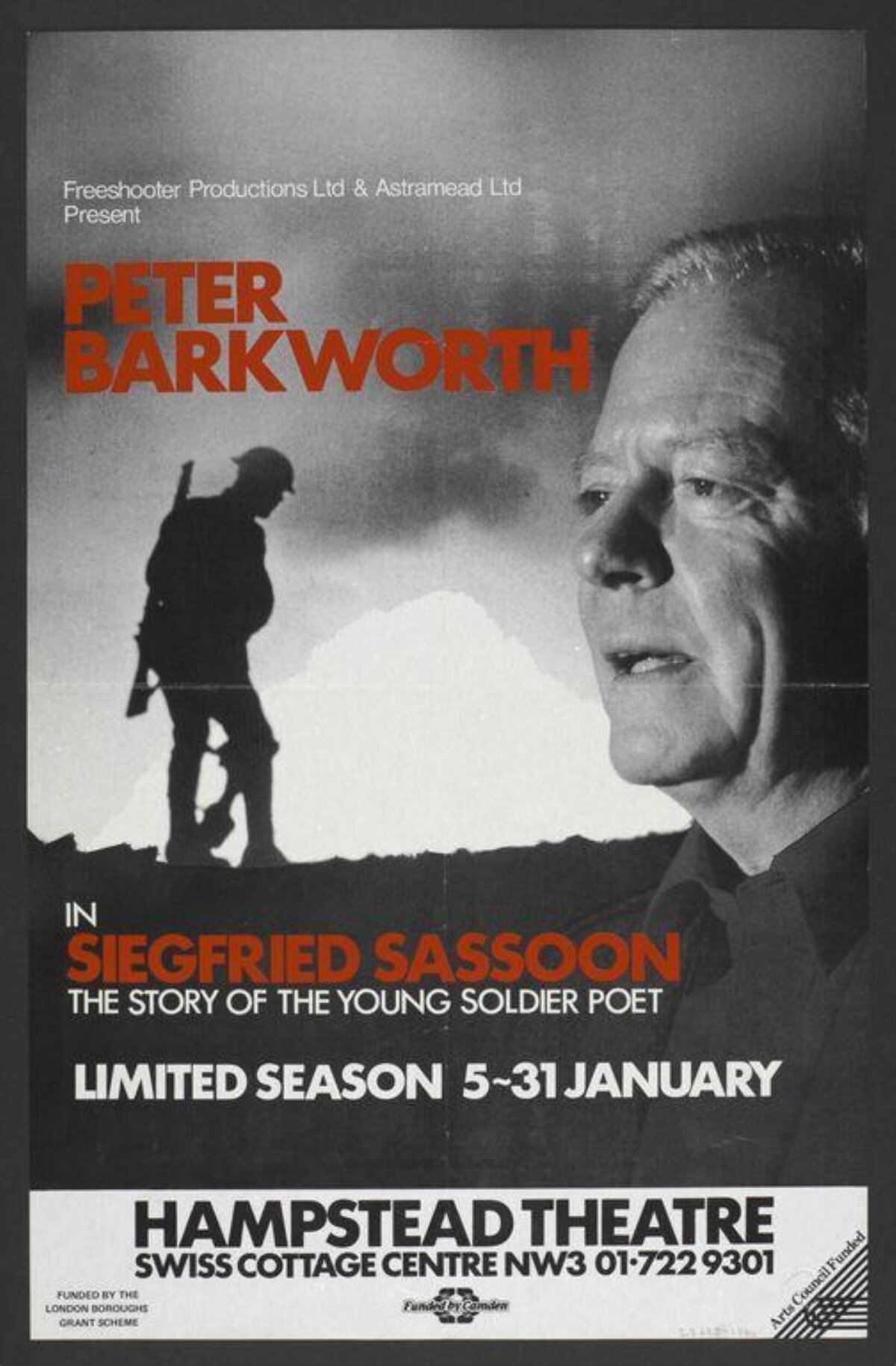 Siegfried Sassoon Theatre Play Poster