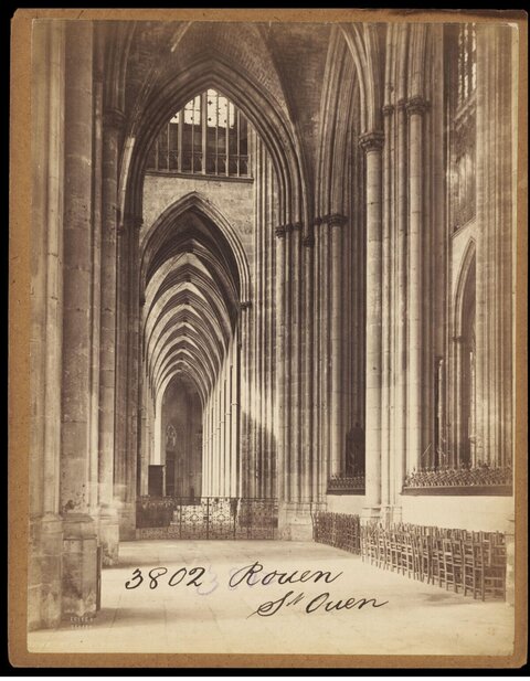 Rouen Saint Ouen Church Interior