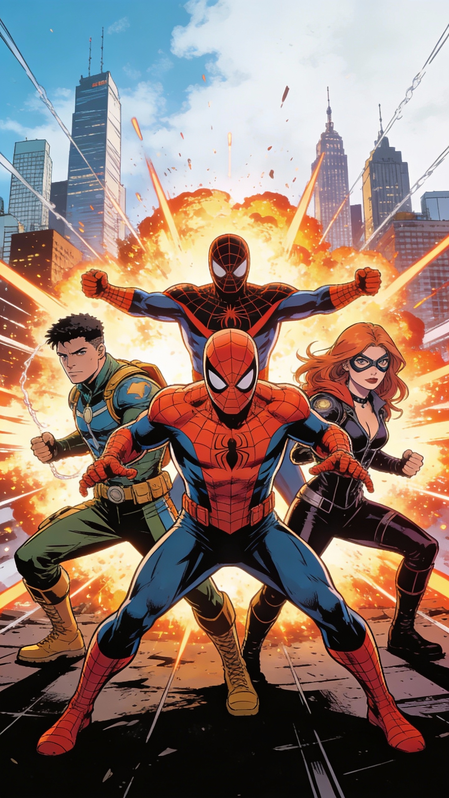 Spider-Man Team Ready for Battle