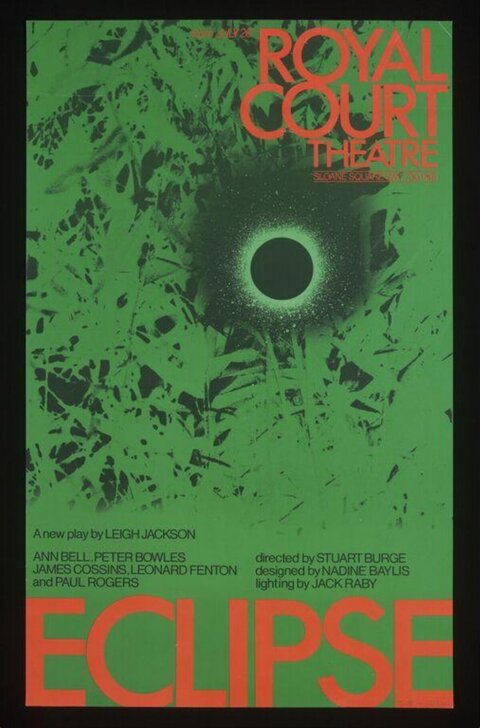 Royal Court Theatre Eclipse Play Poster