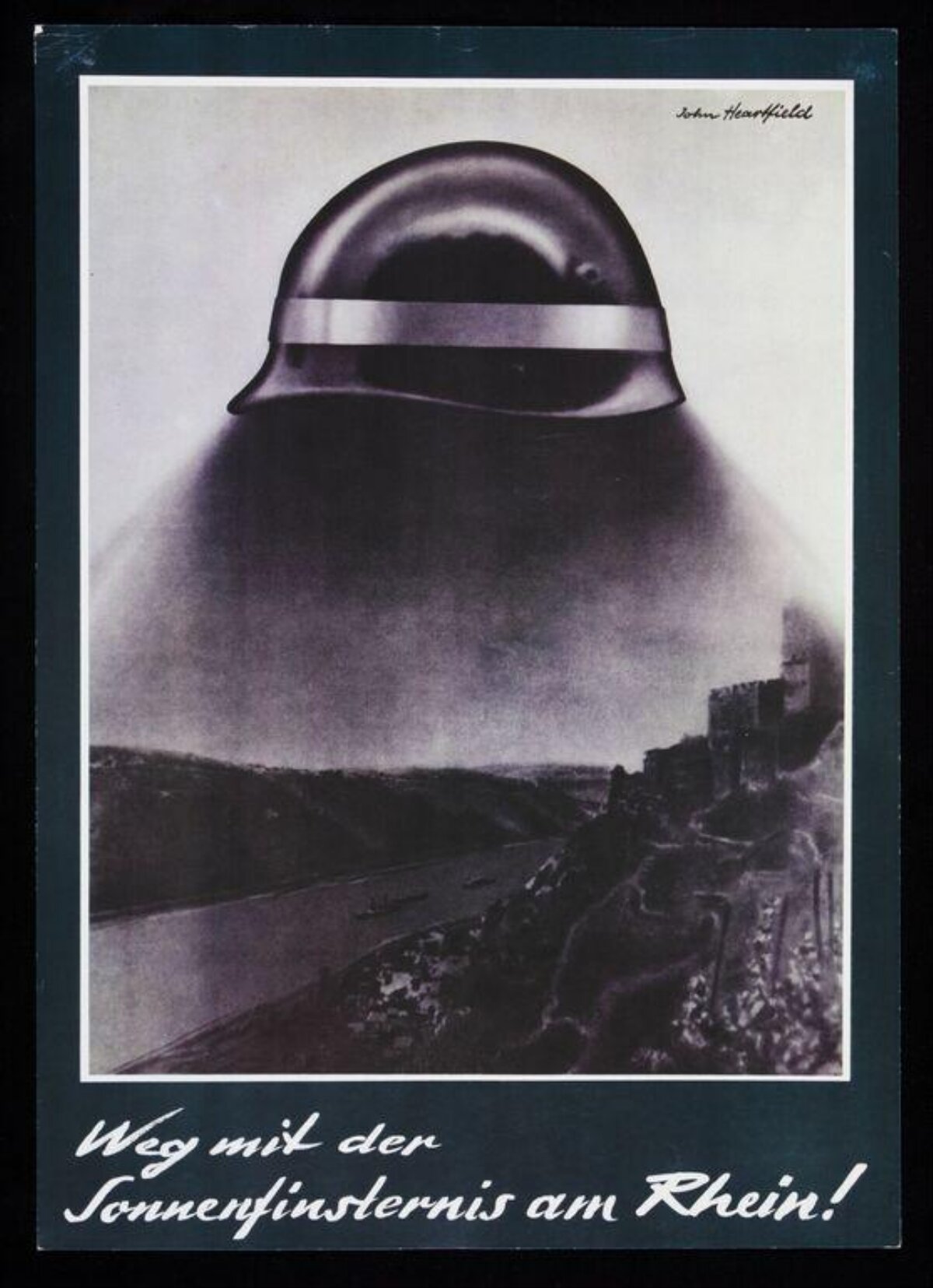 Eclipse on the Rhine Anti-Nazi Poster