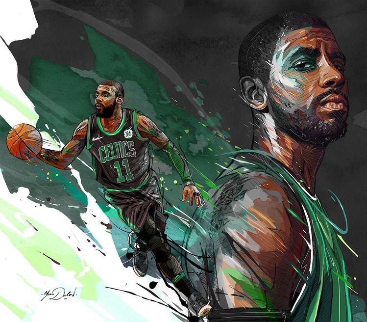 Kyrie Irving Boston Celtics Art