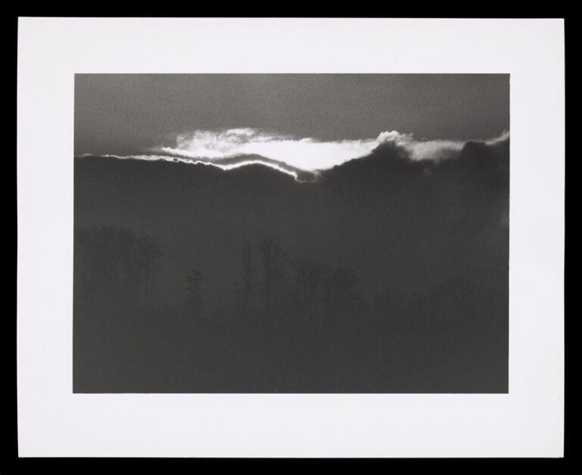 Sunlight Breaking Over Mountain Ridge